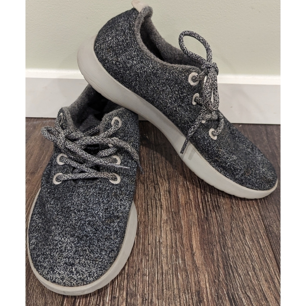 Allbirds Heathered Grey Wool Runners Size 8